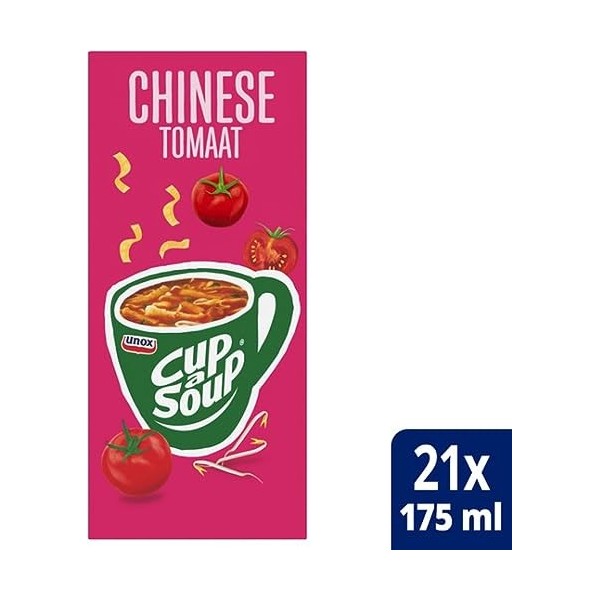 Cup A Soup Soupe de tomate chinoise, 21 morceaux, Units