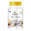 Zinc 15 mg - 250 comprimés pour 250 jours, forme organique comme gluconate de zinc, oligo-élément, végétalien | Warnke Vitals