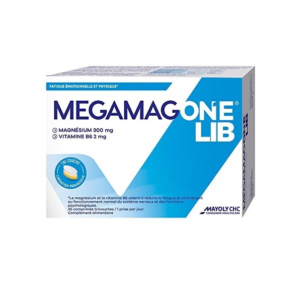 Megamag One lib 300mg 45 Comprimes Mayoly Spindler