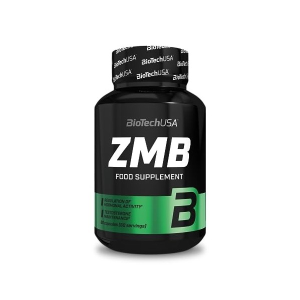 BioTechUSA ZMB Capsules Optimiseur dhormones avec Zinc, Magnési...