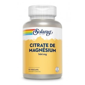 Solaray Citrate de Magnésium 144mg | 90 VegCaps
