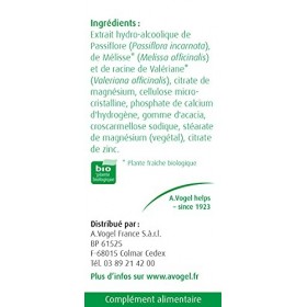 A.VOGEL - Stress control, Complément Alimentaire Enrichi en Magnésium/Zinc, Actions Ciblées Stress et Sommeil, 30 Comprimés, 