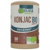 Konjac Bio - 200 gélules végétales de 410 mg | Format Gélule | Complément Alimentaire | Vegan | Fabriqué en France