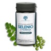 Sélénium Vegane et Moringa Bio, Comprimés de 100 µg| Bienfaits Immunitaires, Thyroïde, Cheveux, Ongles, Spermatogenèse | Fabr