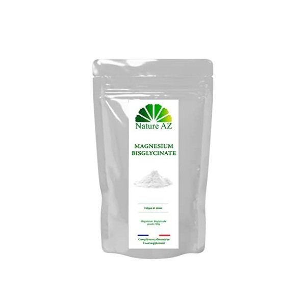 MAGNÉSIUM BISGLYCINATE | Pur | Absorption maximale | Biodisponible | Relaxation musculaire | Fatigue, Sommeil et Stress | sac