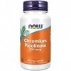 Now Foods, Chromium Picolinate, 200mcg, 100 Capsules végétaliennes, Testé en Laboratoire, Sans Soja, Sans Gluten, Végétarien,