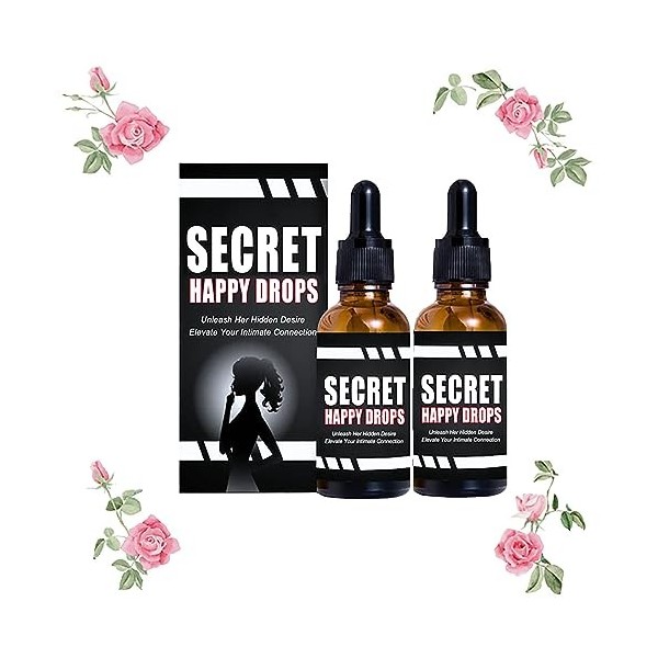 Secret Happy Drops PleasurePeak Oral Drops, Happy Hormones Drops, Enhancing Sensitivity And Pleasure, Boost Energy Levels, Pr