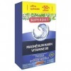 SUPERDIET-Magnésium Marin et Vitamine B6-Réduction de la fatigue,Bon fonctionnement du système nerveux-Goût citron-20 ampoule