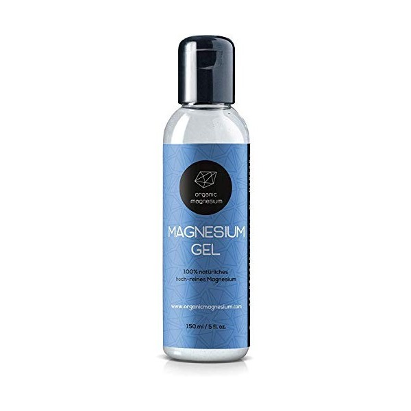 Gel de magnésium Zechstein de Organic Magnesium - 150 ml | Gel de chlorure de magnésium 100% naturel & pur | Parfait pour le 