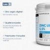 Zinc Ultimine 100% Pur | Zinc fermenté vegan • Assimilation exceptionnelle • Forme brevetée • 5,5% de concentration • Immunit