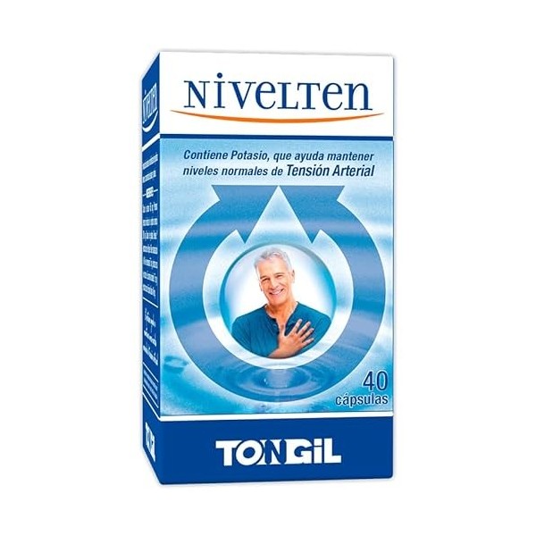 Niveltens 40 gelules | Peptides Marins Protensin, Feuilles dOlivier Benolea, Aubépine, Eucommia et Potassium | Santé Cardiov