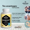 TRI-MAGNESIUM Citrate + Carbonate + Oxyde - Contre la Fatigue et Soutient le Système Digestif1-80 Comprimés sans Additifs Inu