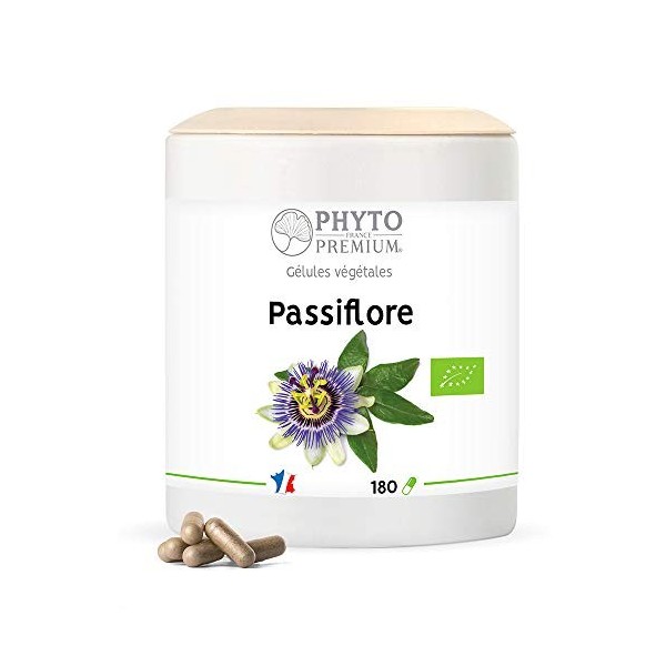 PASSIFLORE plante - Passiflora incarnata – 180 gélules 200 MG BIO 