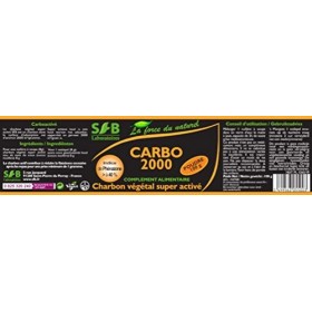 SFB Laboratoires - Charbon Végétal Super Activé Carbo 2000 - Pot 100g