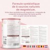 Magnesium Complex - Supplément de poudre de magnésium avec 6 différents composants de magnésium biodisponibles - Vegan, pour 