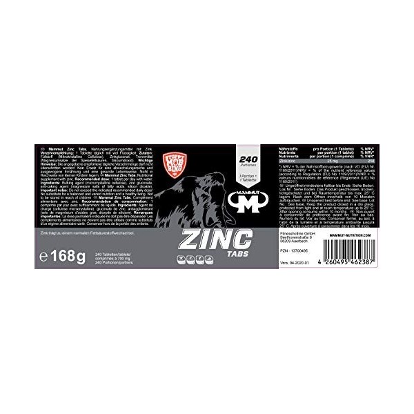 Mammut Zinc Tabs