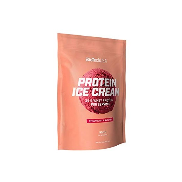 Protein Ice Cream, Strawberry - 500g