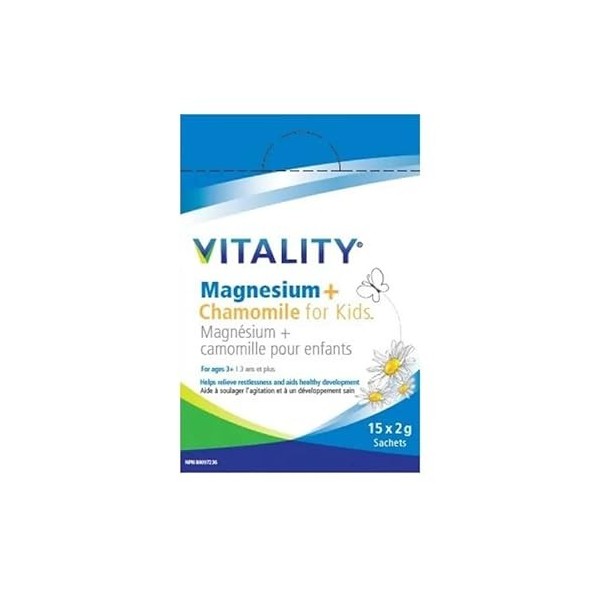 Vitality Magnesium + Cham. Kids – Box 15 15 x 2 g