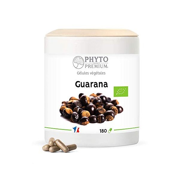 GUARANA semence - Paullinia cupana - 180 gélules 300 MG BIO 