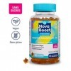 Novaboost - Complément Alimentaire - Gummies Booster Magnésium B6 - Saveur Orange Sans Sucres Ajoutés - Vegan & Sans Gluten -