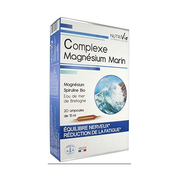 Nutrivie Complexe Magnésium Marin 20 Ampoules