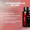 MyMUSCLE - My ZMG - Formule de Zinc + Magnésium + Vitamine B6 + GABA Hautement Dosée - 60 Gélules