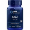 Life Extension, MSM, 1000mg, Méthylsulfonylméthane, Hautement Dosé, 100 Capsules végétaliennes, Testé en Laboratoire, Sans Gl