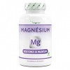 Bisglycinate de magnésium - 365 gélules - Premium : Magnésium chélaté - 155 mg de magnésium élémentaire par gélule - Vegan - 