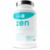 ZEN - Complexe Anti-Stress - Magnésium Bisglycinate, Passiflore, L-Tryptophane, Taurine, Vitamine B6 - Favorise la Détente - 