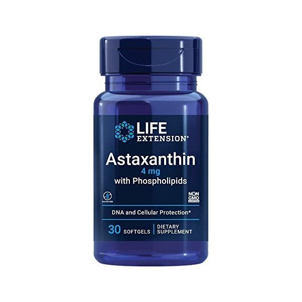 Astaxanthin with Phospholipids, 4mg - 30 softgels