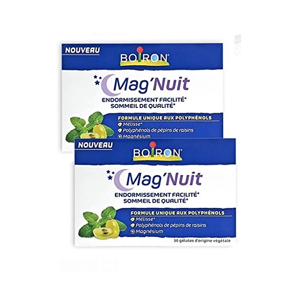 MagNuit laboratoire Boiron - Lot de 2 boites de 30 gélules