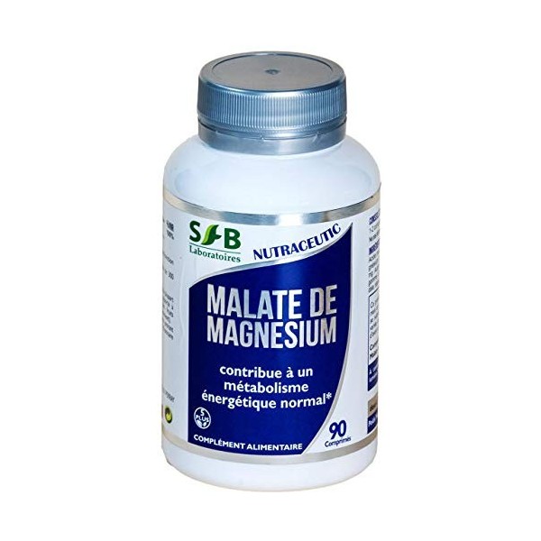 SFB Laboratoires - Malate de Magnésium - Source de Magnésium - 90 comprimés