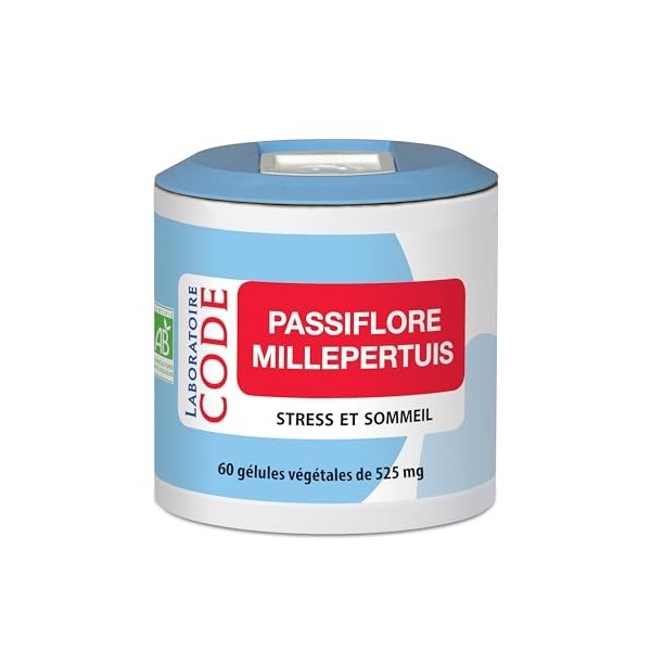 Passiflore Millepertuis - 60 gélules - Stress et sommeil