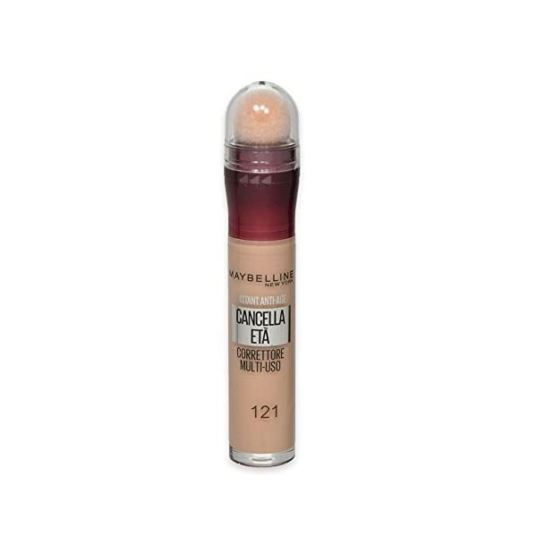 Maybelline New York Stylo correcteur anti-âge instantané avec applicateur micro effaceur n°121 Light Honey 6,8 ml