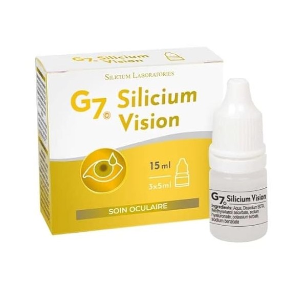 G7 Vision 3x5ml Soin Oculaire Silicium G5