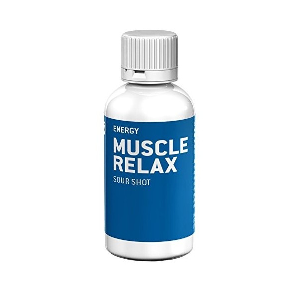 Sponser Muscle Relax Sour Shot Magnesium 4x 30ml Getränk Fitness Sport Drink Muskel Energy Energie, SP-MR