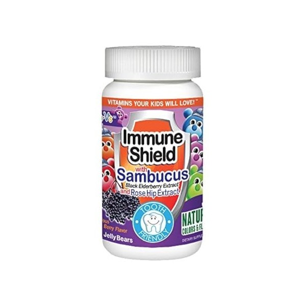 Yum Vs Immune Shield with Sambucus, 60 Count