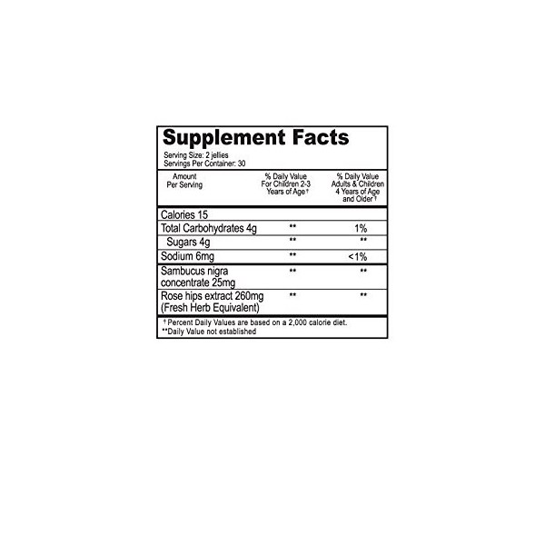 Yum Vs Immune Shield with Sambucus, 60 Count