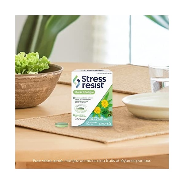 Stress Resist - 30 comprimés bi-couche - résistance au stress, effet relaxant et réduction de la fatigue