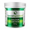 Special Ingredients Lactate de calcium adapté aux végétaliens et végétariens, sans gluten, sans OGM - Emballage recyclable - 