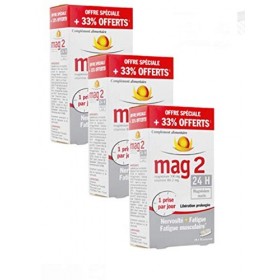 Mag 2 45 Comprimés + 15 Comprimés Offerts lot de 3 boîtes