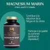 Naturathéra MAGNÉSIUM MARIN - Sans Effet Laxatif & Accoutumance - Complément Alimentaire Fatigue, Anxiété & Sommeil - 150 Gél