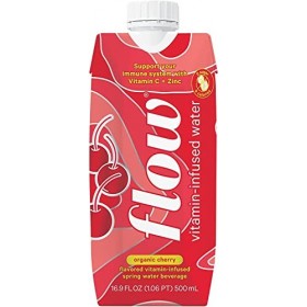 Flow Vitamin Infused Spring Water- Organic Cherry 12 x 500mL