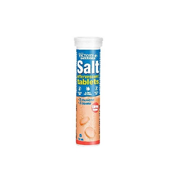 Victory Endurance Salt Effervescent Lot de 12 tubes de 15 tablettes