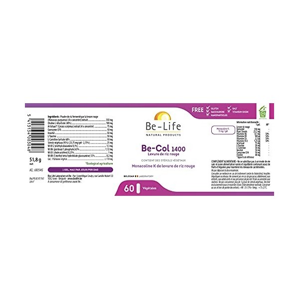 Be-Life - Be-CoL 1400-60 Gel