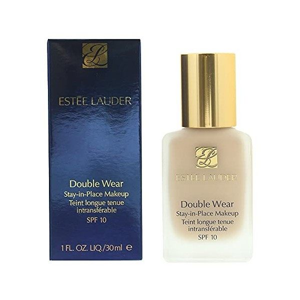 Estee Lauder Double Wear Fond de Teint de Longue Tenue SPF 10, 3N1- Ivory Beige, Fresh, 30 ml