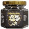 Pure résine authentique de Shilajit de lAltai Sibérien "Montagnes Dorées" 100g - Cuillère à mesurer - Certificat de qualité 