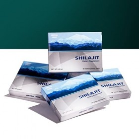 Siberia Altai Shilajit Natural Fulvic Mumiyo 120 lot de 2 x 60 onglets 