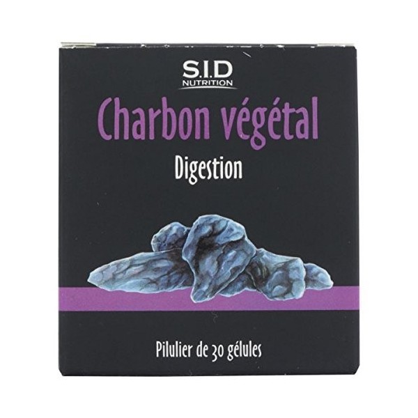 S.I.D Nutrition Digestion Charbon Végétal 30 Gélules