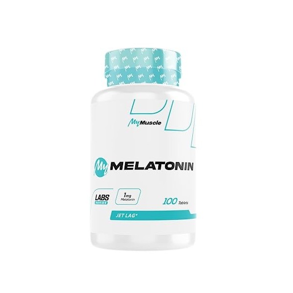 MyMUSCLE - My Melatonin - Formule de Mélatonine pour Favoriser l’Endormissement et Lutter contre les Effets du Décalage Horai